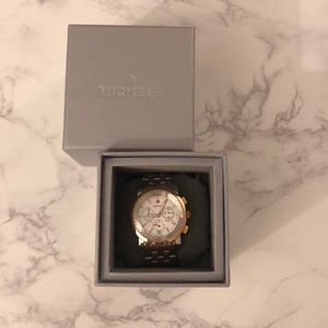 Michele Multicolor Diamond Sport Sail 2-Tone Watch